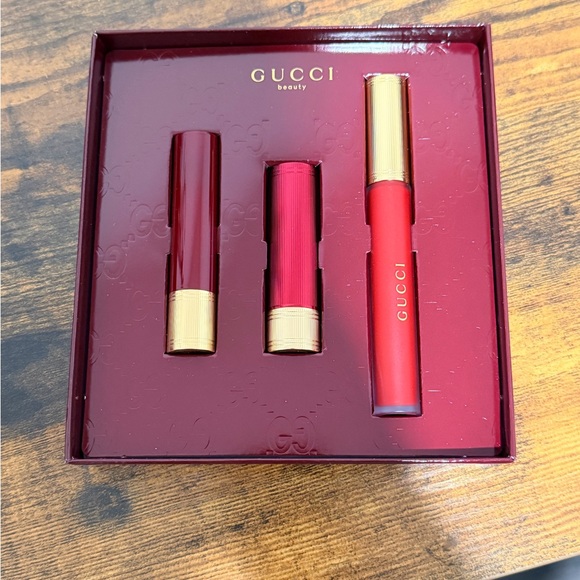 Gucci Beauty Lipstick Gift Set- Rosso Ancora 509 - Picture 2 of 5